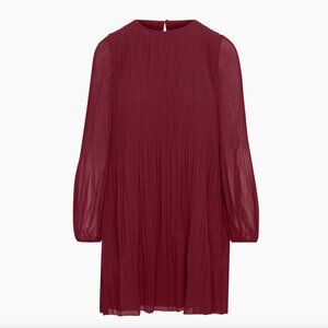 Wilfred Daydreamer Mini Dress in Burgundy